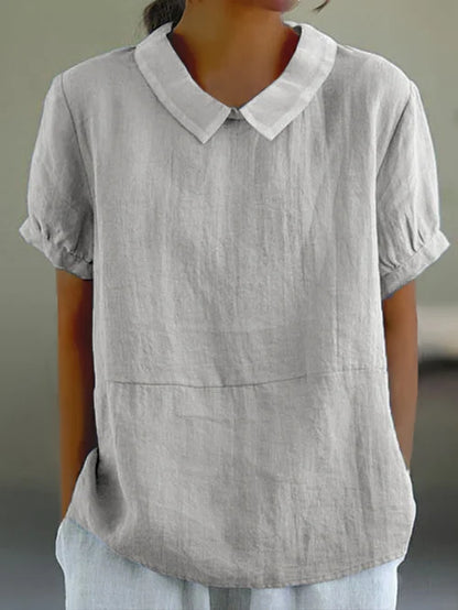 Maya | Relaxed Fit Collared Blouse