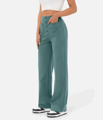 Luciana | High-Waisted Elastic Casual Pants