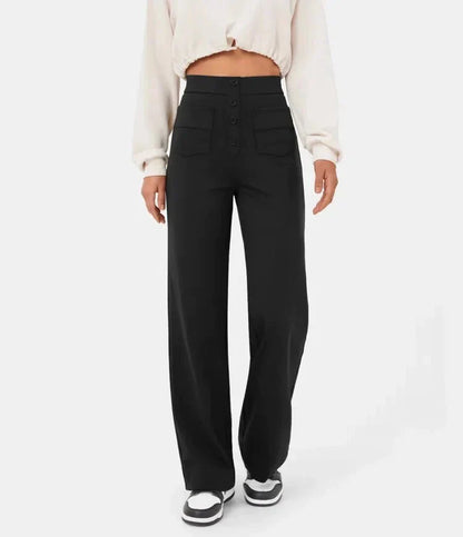 Luciana | High-Waisted Elastic Casual Pants
