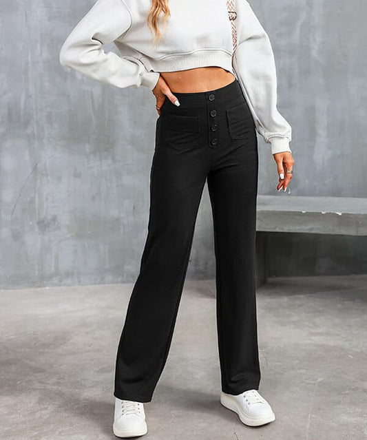 Luciana | High-Waisted Elastic Casual Pants