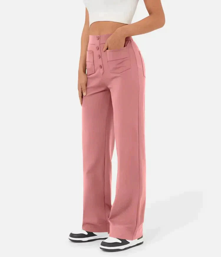 Luciana | High-Waisted Elastic Casual Pants