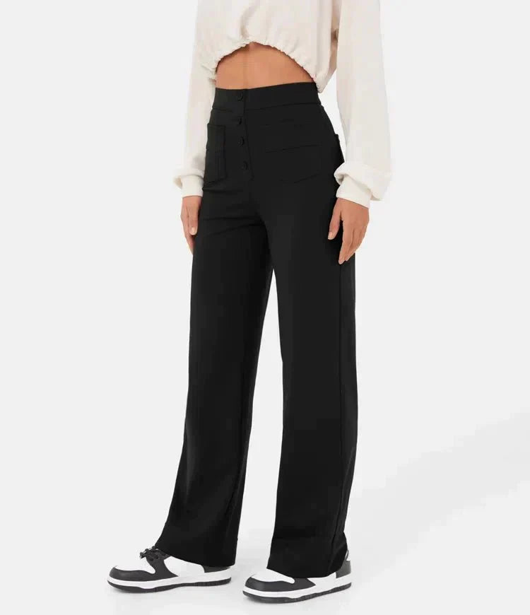 Luciana | High-Waisted Elastic Casual Pants