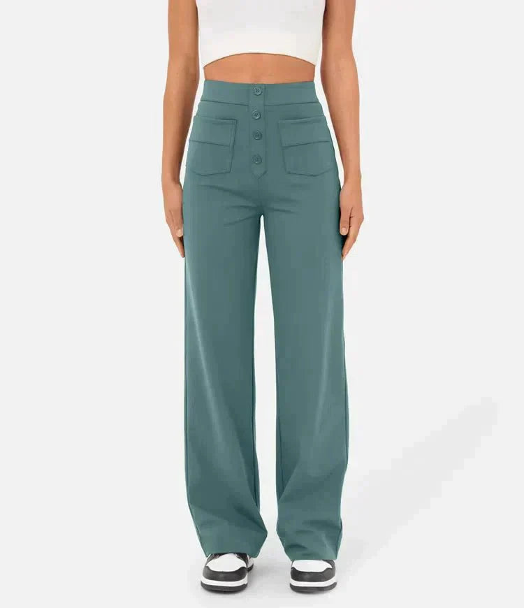 Luciana | High-Waisted Elastic Casual Pants
