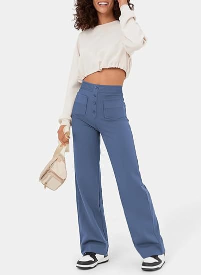 Luciana | High-Waisted Elastic Casual Pants
