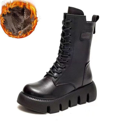 Alina | Orthopedic Leather Winter Boots