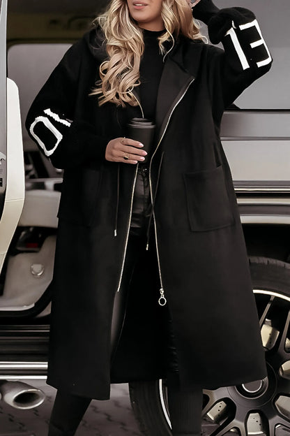 Cleo | Hooded Patchwork Casual Jacket