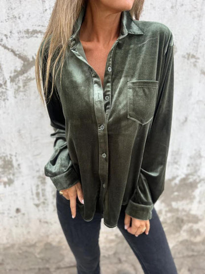 Selene | Velvet Blouse