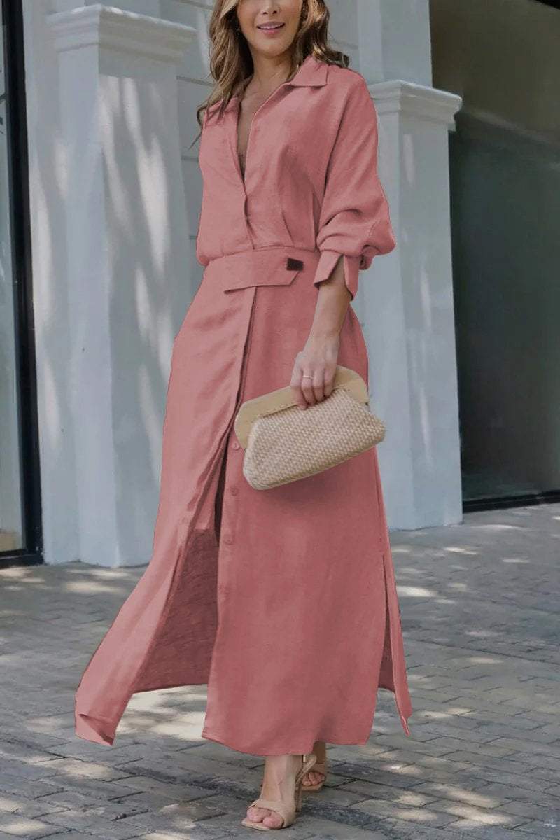 Jeanette | Maxi Dress with V-Neckline
