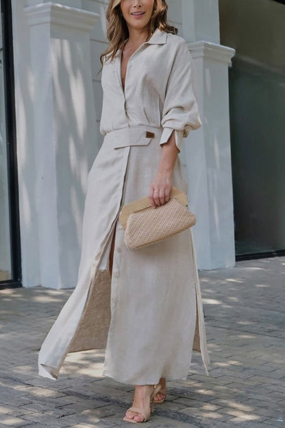 Jeanette | Maxi Dress with V-Neckline