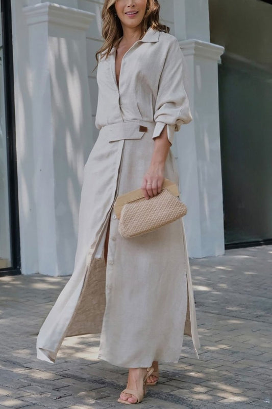Jeanette | Maxi Dress with V-Neckline