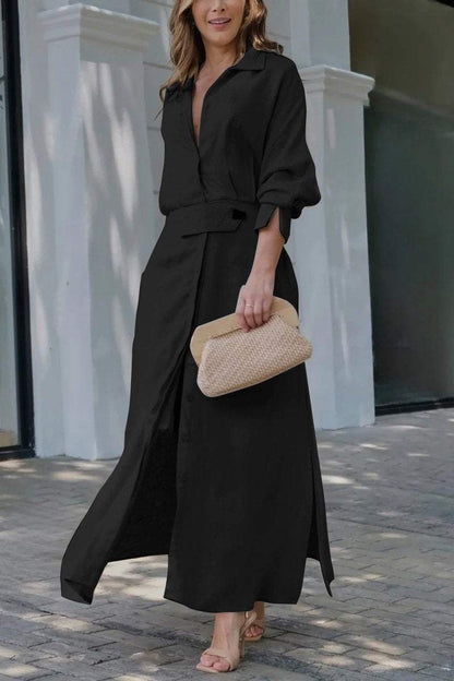 Jeanette | Maxi Dress with V-Neckline