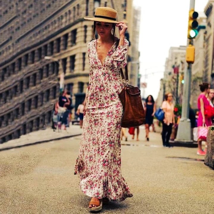 Nadia | Floral Maxi Summer Dress