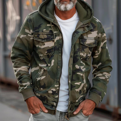 Sean | Camouflage Cargo Jacket