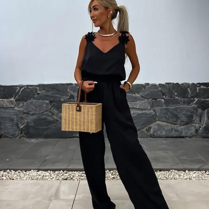 Vivienne | Elegant Chic Sleeveless Jumpsuit