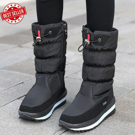 Nerina | Non-Slip Waterproof Faux Fur Snow Boots