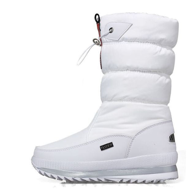 Nerina | Non-Slip Waterproof Faux Fur Snow Boots