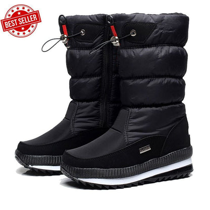 Nerina | Non-Slip Waterproof Faux Fur Snow Boots