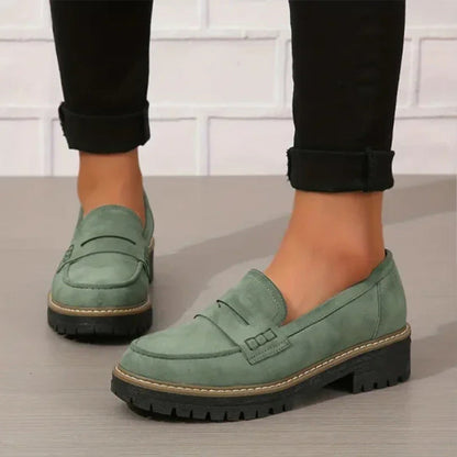 Celia | Stylish Suede Loafers