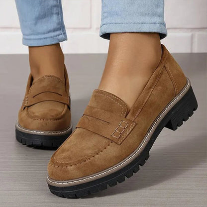 Celia | Stylish Suede Loafers