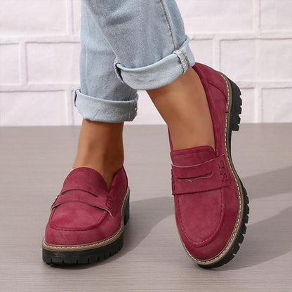 Celia | Stylish Suede Loafers