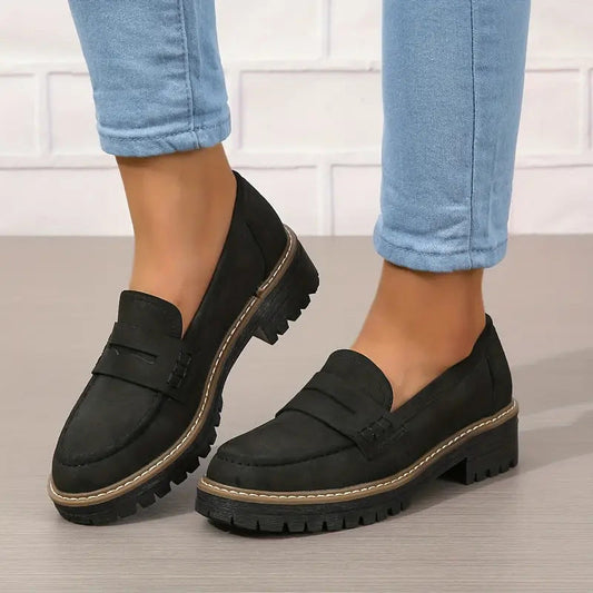 Celia | Stylish Suede Loafers