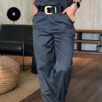 Kendra | Striped Tailored Trousers