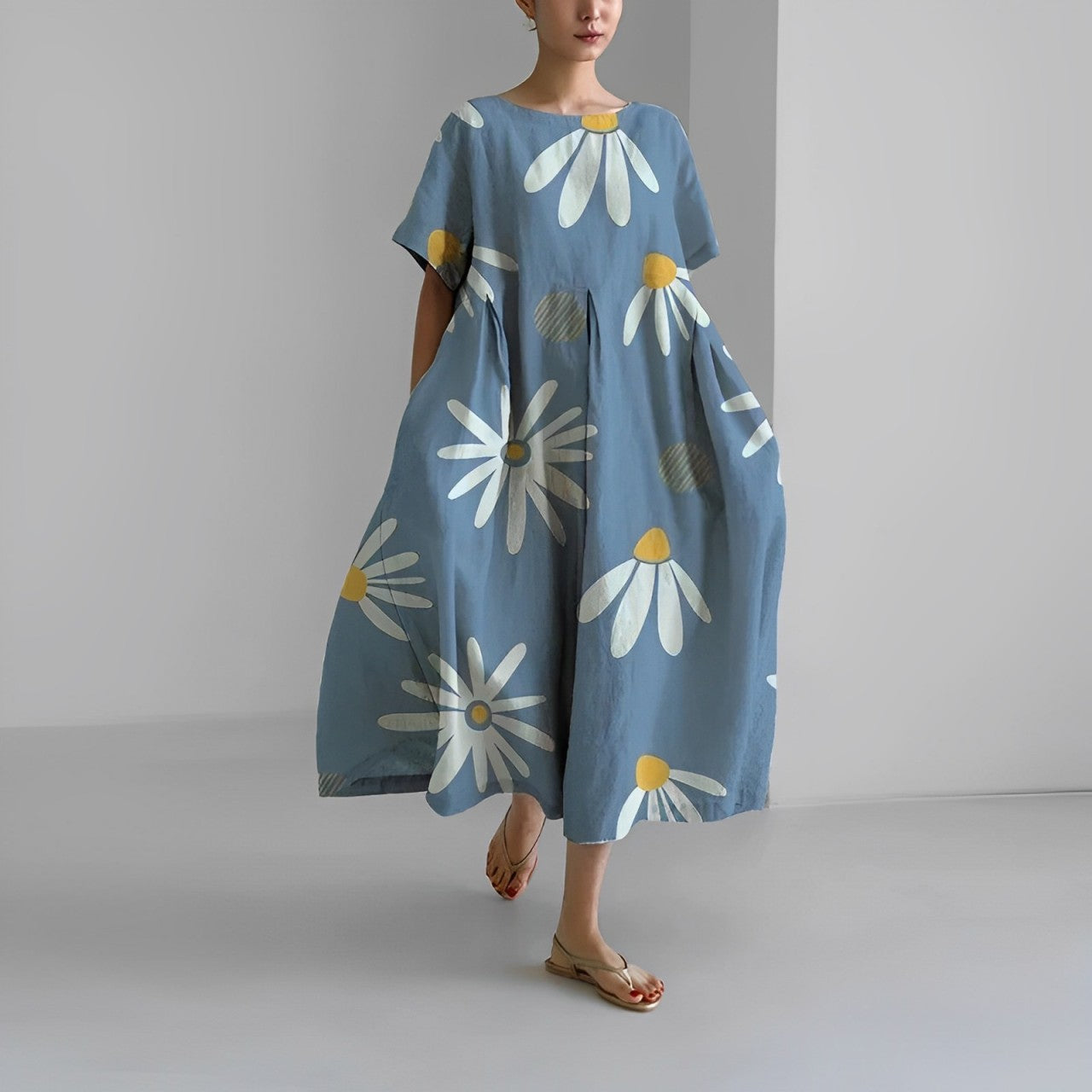 Sophie | Elegant Printed Dress