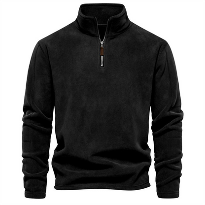 Lorcan | Fleece Pullover with Quarter Zipper